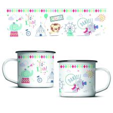 Personalised Tiny Tatty Teddy Little Circus Enamel Mug